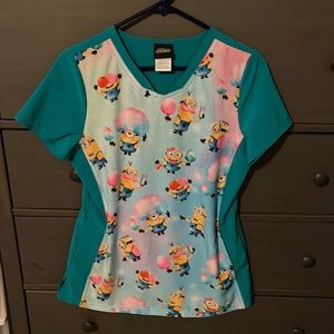 Minions Scrub top